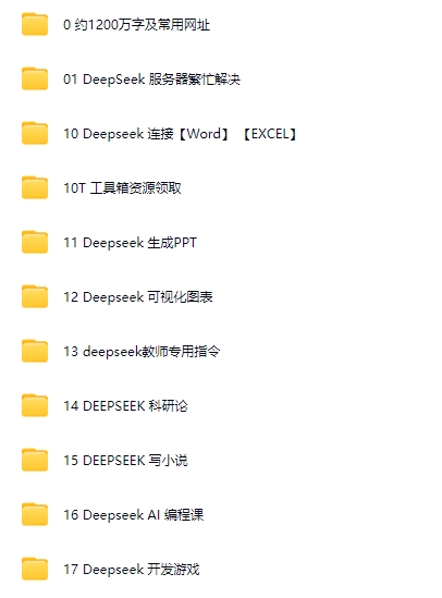 图片[6]-DeepSeek赚钱教程变现教程从入门到精通ai课程完整版使用教程视频-智富思维学堂
