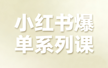 尼采老师·小红书爆单系列课-智富思维学堂