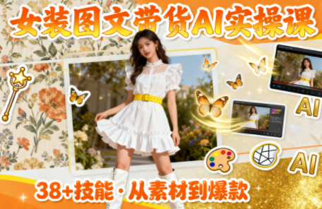 女装图文带货的AI实操课-智富思维学堂