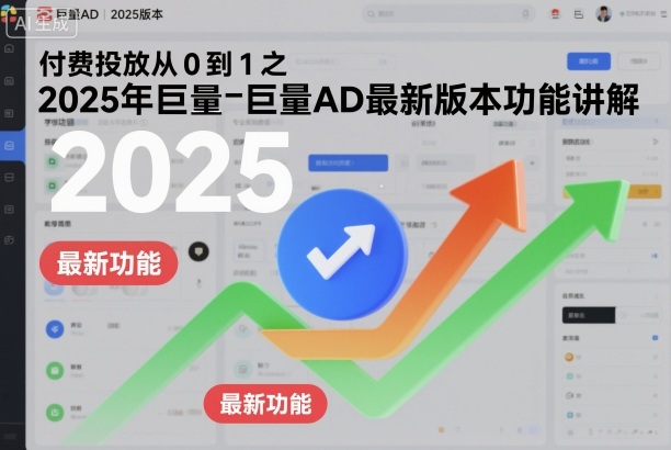 付费投放从0到1之2025年巨量AD最新版本功能讲解-智富思维学堂