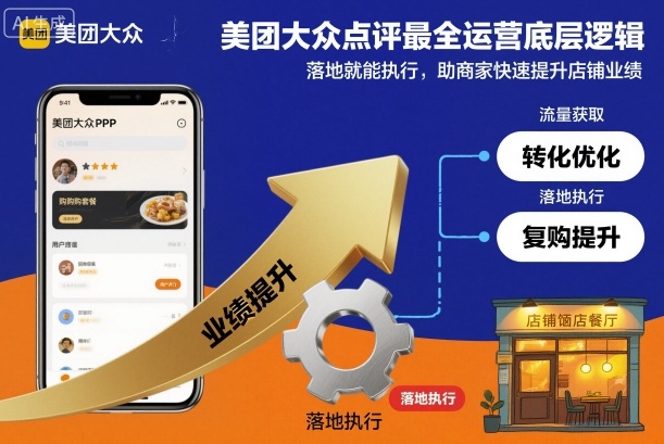 美团大众点评最全运营底层逻辑,落地就能执行,助商家快速提升店铺业绩-智富思维学堂