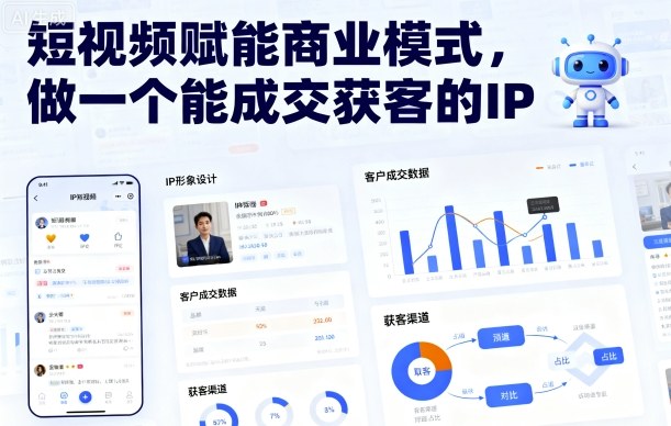 短视频赋能商业模式，做一个能成交获客的IP(更新)-智富思维学堂