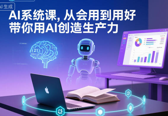 AI系统课，从会用到用好，带你用AI创造生产力-智富思维学堂
