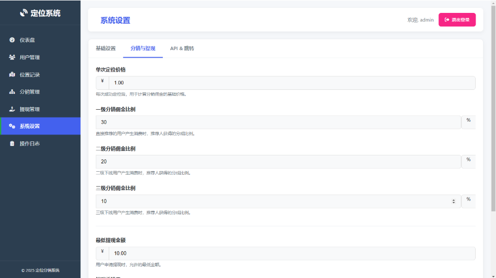 图片[3]-IP定位系统源码 ip地址精确定位查询 定位平台源码二开版 新增分销功能-智富思维学堂