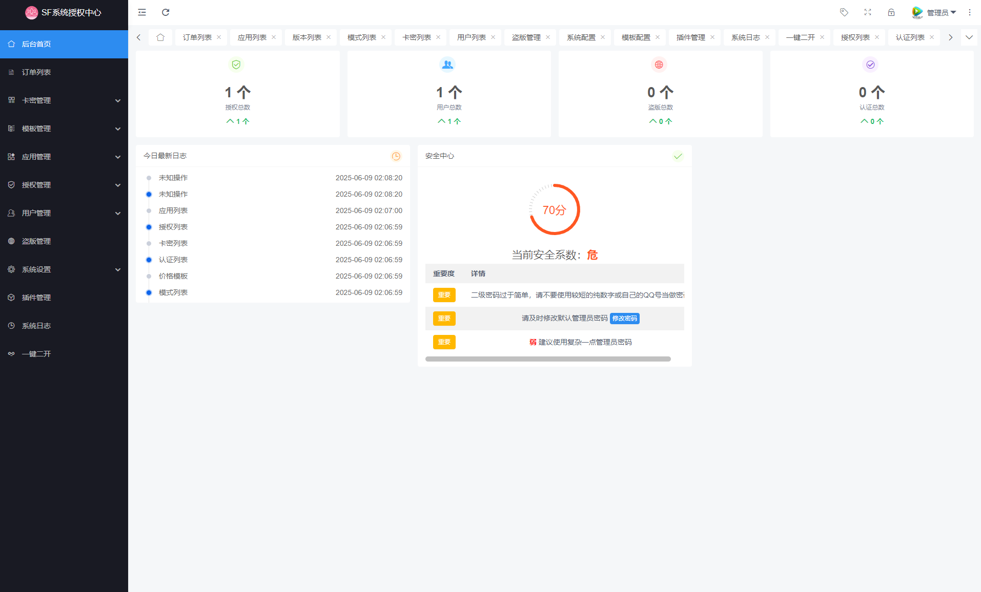 图片[3]-最新SF授权系统源码 全开源无加密v5.2版本-智富思维学堂