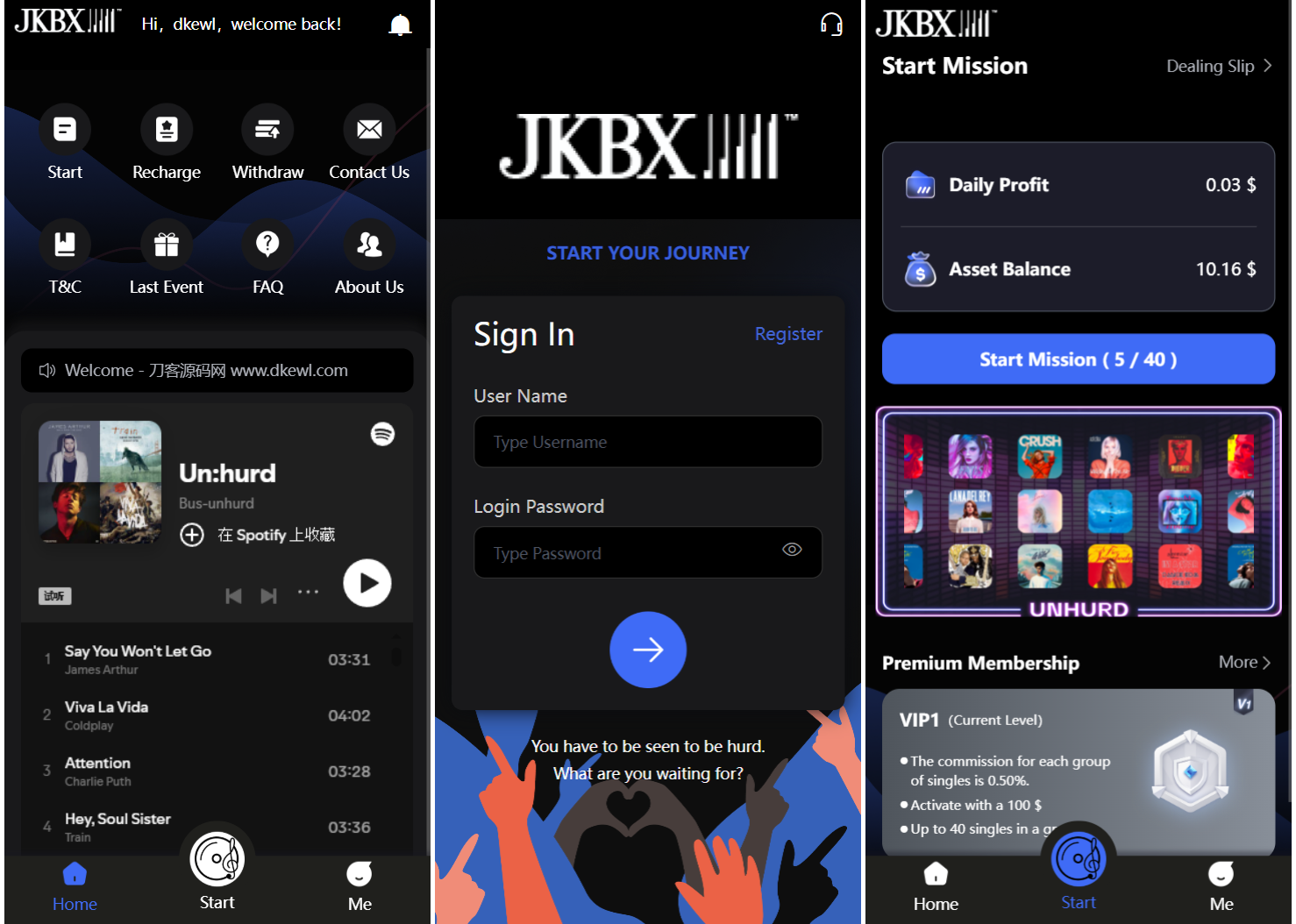 JKBX海外音乐抢单系统源码 Thinkphp框架 附教程-智富思维学堂