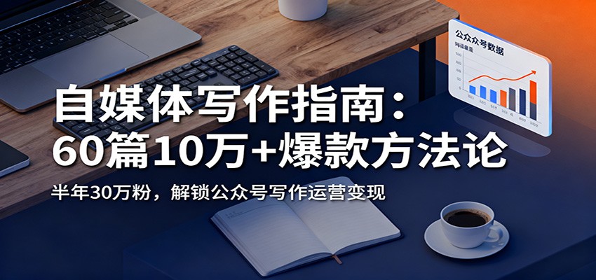 自媒体写作指南：60篇10万+爆款方法论，半年30万粉，解锁公众号写作运营变现-智富思维学堂