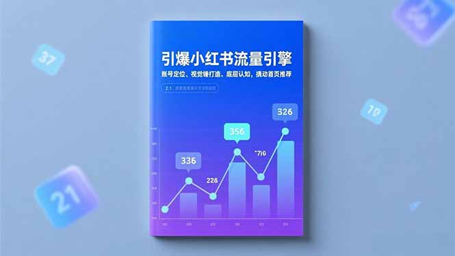 引爆小红书流量引擎，账号定位、视觉锤打造、底层认知，撬动首页推荐-智富思维学堂