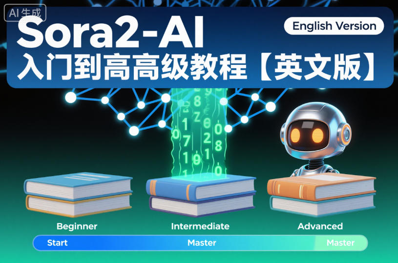 Sora2-AI入门到高级教程【英文版】-智富思维学堂