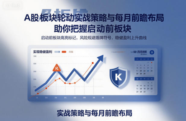 A股板块轮动实战策略与每月前瞻布局，助你把握启动前板块，规避风险，实现稳健盈利-智富思维学堂
