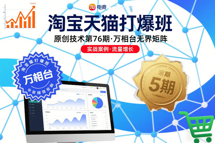 淘宝天猫打爆班原创技术第76期，万相台无界矩阵-智富思维学堂