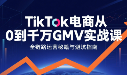 三千老师·TikTok电商从0到千万GMV实战课(更新)-智富思维学堂