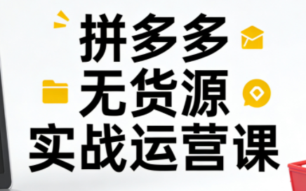 子枫老师·拼多多无货源实战运营课(更新12月)-智富思维学堂