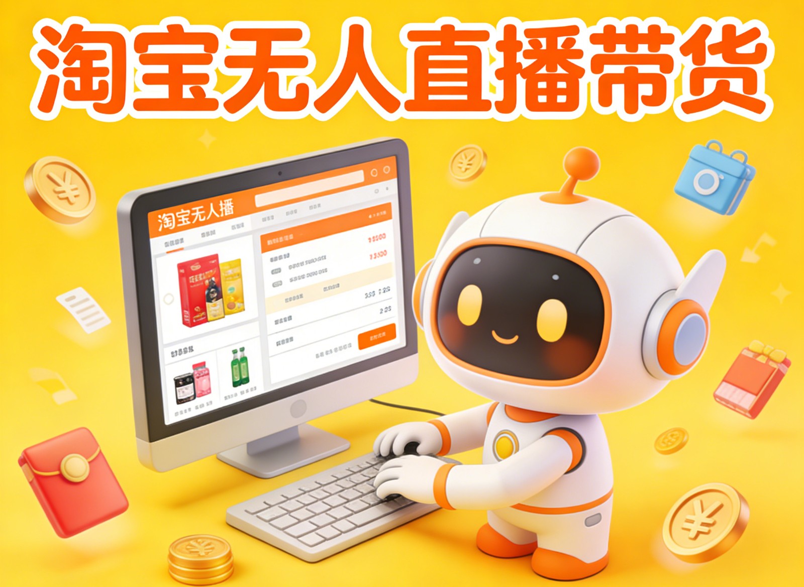 淘宝无人直播带货，24小时自动卖货，月佣金1W+，不违规不封号，不用露脸-智富思维学堂
