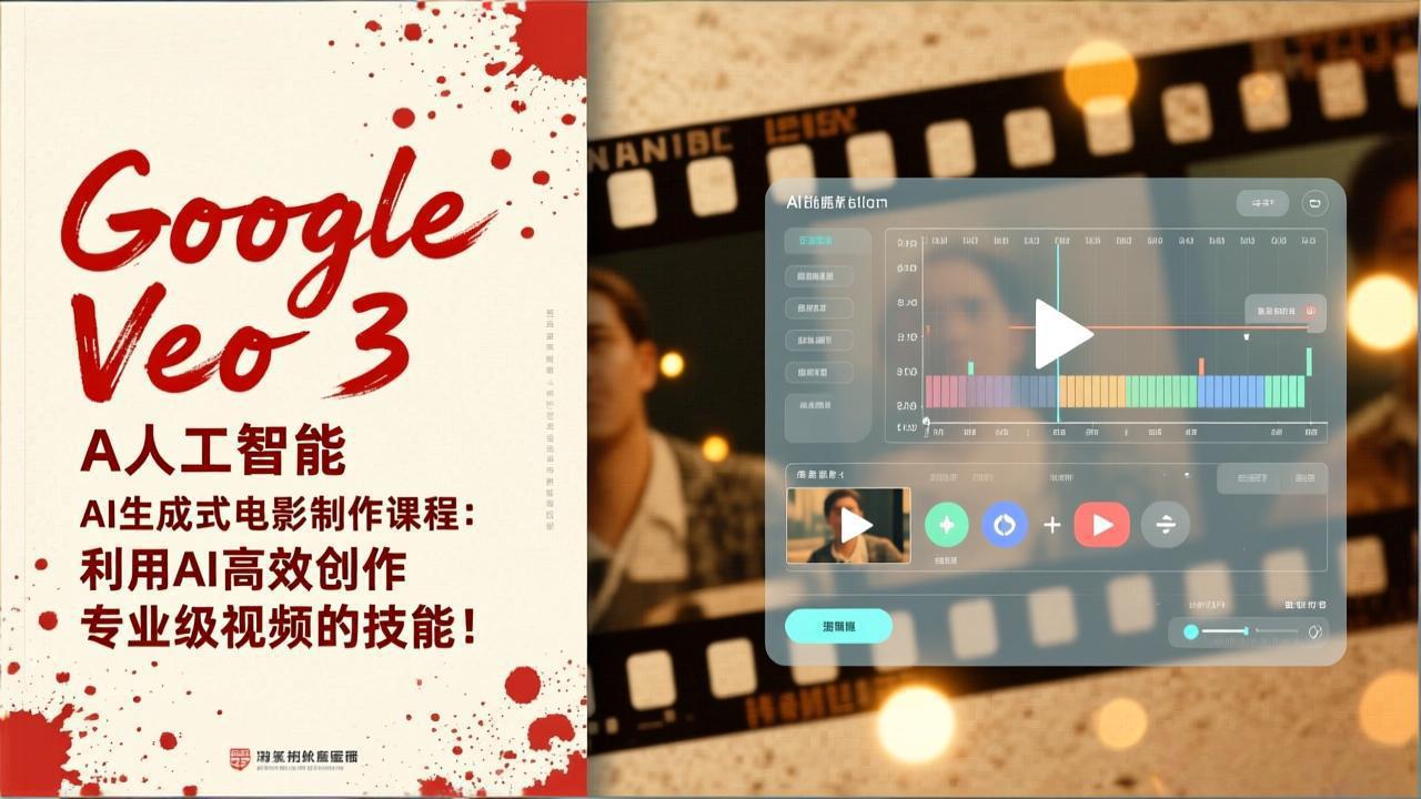 Google Veo 3人工智能AI生成式电影制作课程：利用AI高效创作专业级视频的技能！-智富思维学堂
