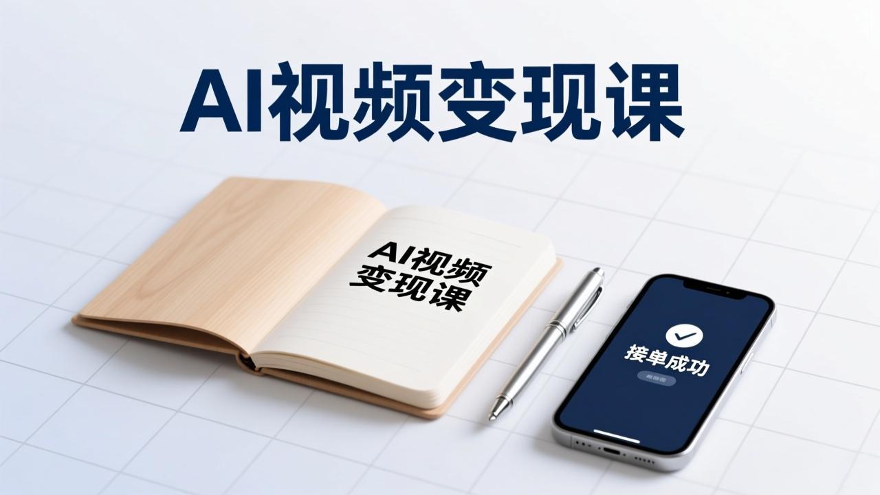 AI视频变现课，学完即可创作短片、接商单，实现副业增收，单项目报价可达千元-智富思维学堂