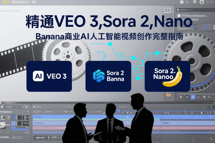 精通VEO 3，Sora 2，Nano Banana商业AI人工智能视频创作完整指南-智富思维学堂