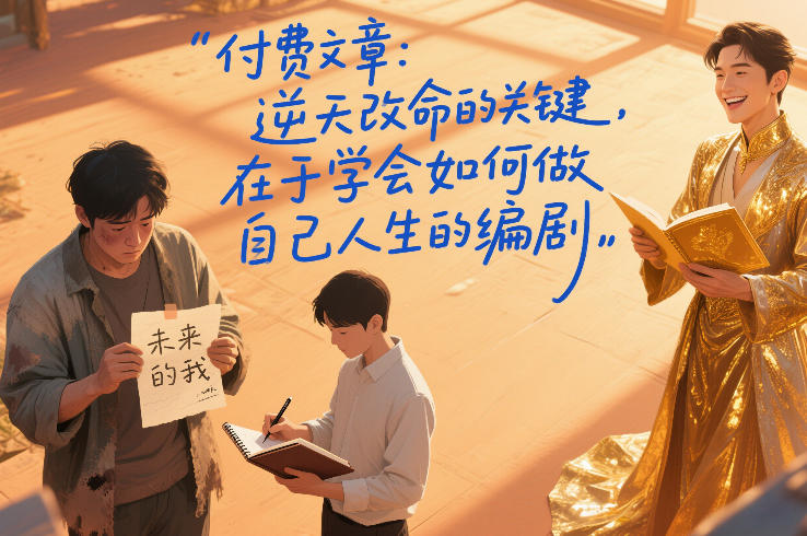 付费文章:逆天改命的关键,在于学会如何做自己人生的编剧-智富思维学堂