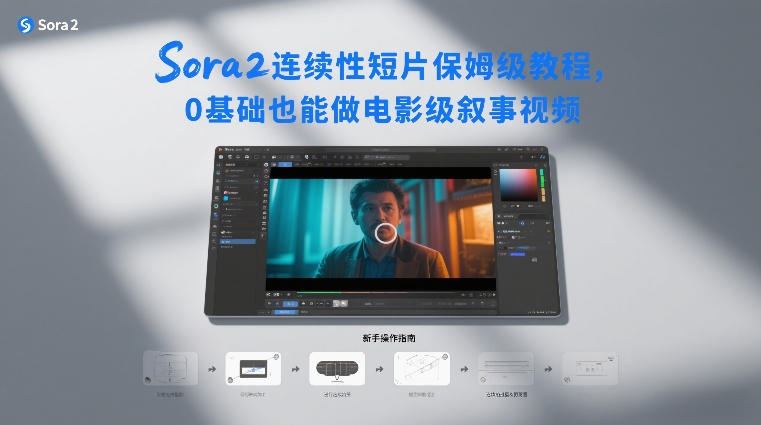 Sora2连续性短片保姆级教程,0基础也能做电影级叙事视频-智富思维学堂