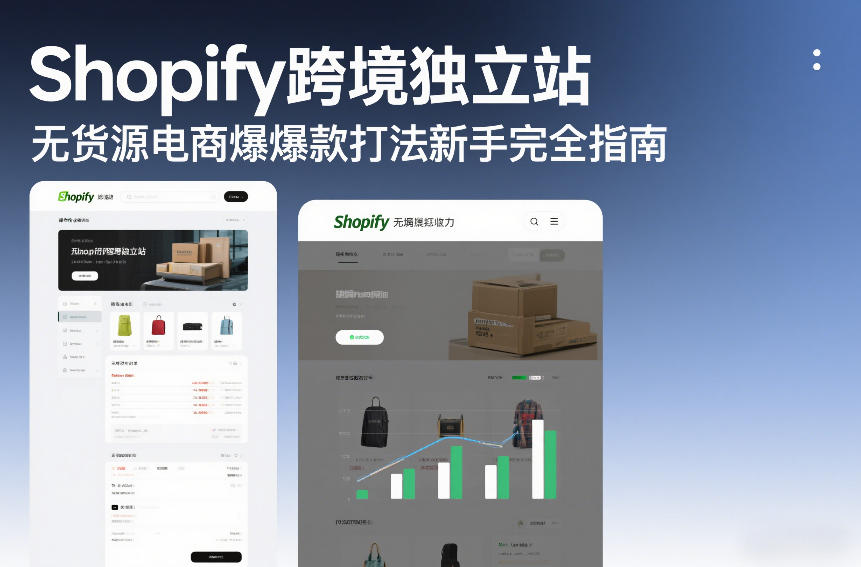 Shopify跨境独立站无货源电商爆款打法新手完全指南-智富思维学堂