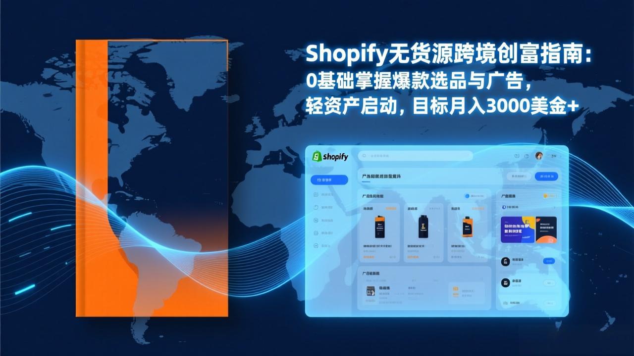 Shopify爆款打法实战:从选品到广告投放,复制爆款模型,驱动独立站月销售额破万刀-智富思维学堂