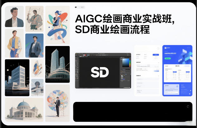 AIGC绘画商业实战班，SD商业绘画流程-智富思维学堂