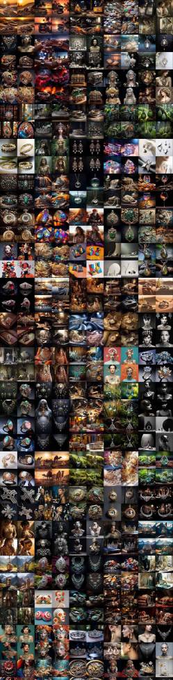 图片[4]-460+专业Midjourney珠宝摄影AI提示词戒指，项链-耳环-手链-宝石等，立即开始创作珠宝艺术-智富思维学堂