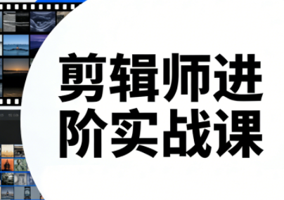 剪辑师进阶实战课(更新23年-25年)-智富思维学堂