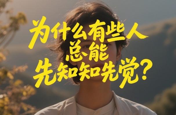 付费文章：为什么有些人总能先知先觉？-智富思维学堂