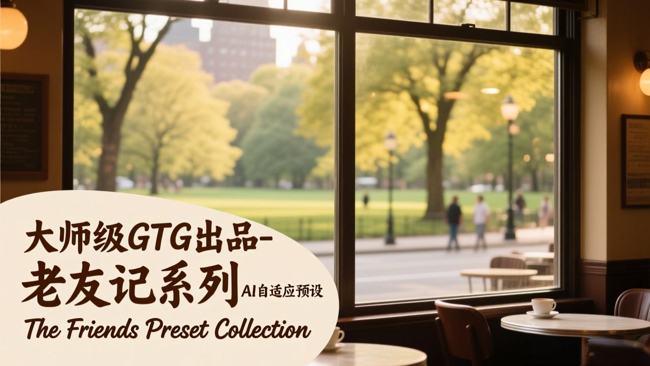 大师级GTG出品-老友记系列AI自适应预设The Friends Preset Collection-智富思维学堂