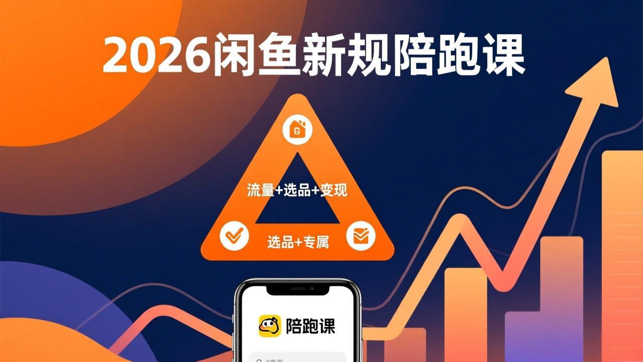 2026闲鱼高阶陪跑课全新上线,带你吃透新规玩转选品流量,从零搭建稳定变现盈利体系-智富思维学堂
