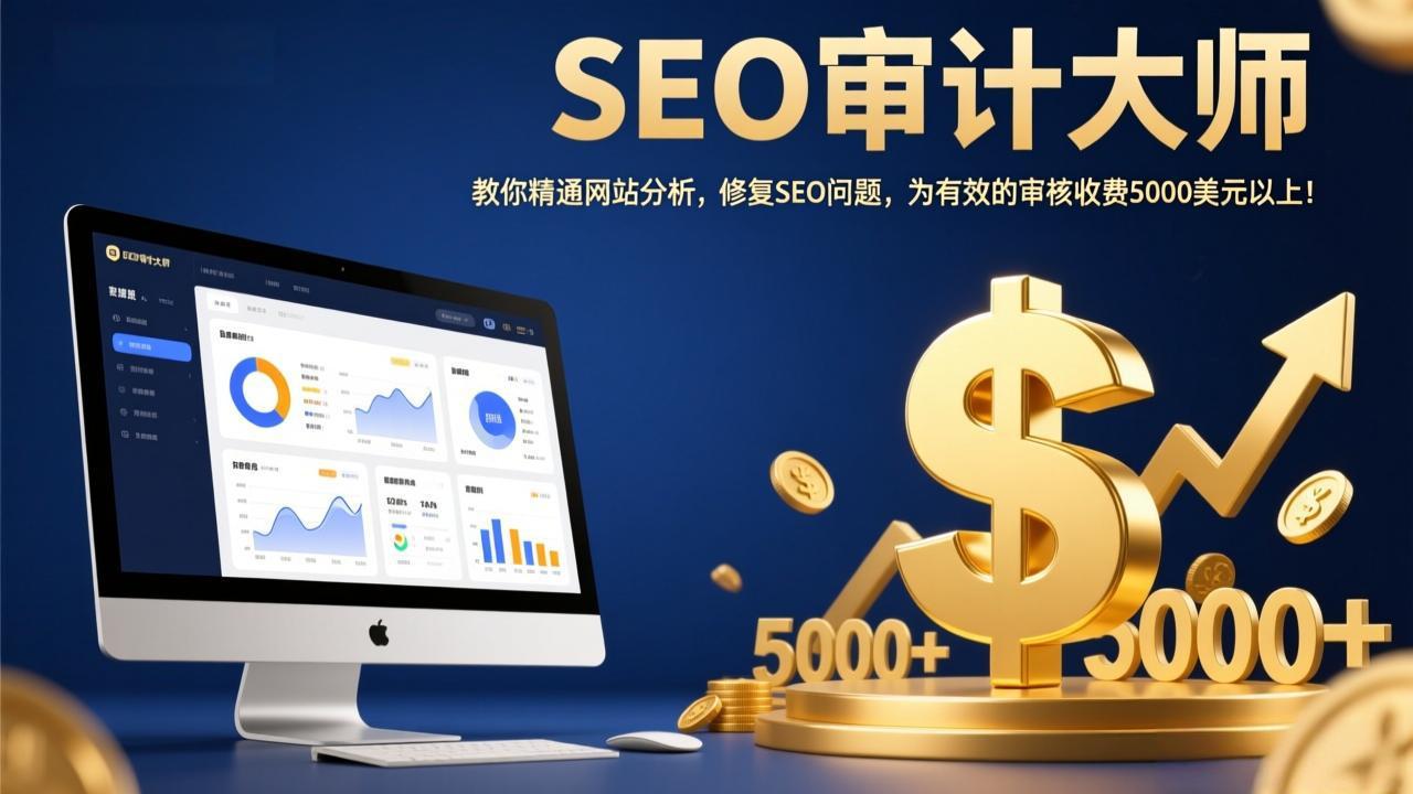 SEO审计大师：教你精通网站分析，修复SEO问题，为有效的审核收费5000美元以上！-智富思维学堂