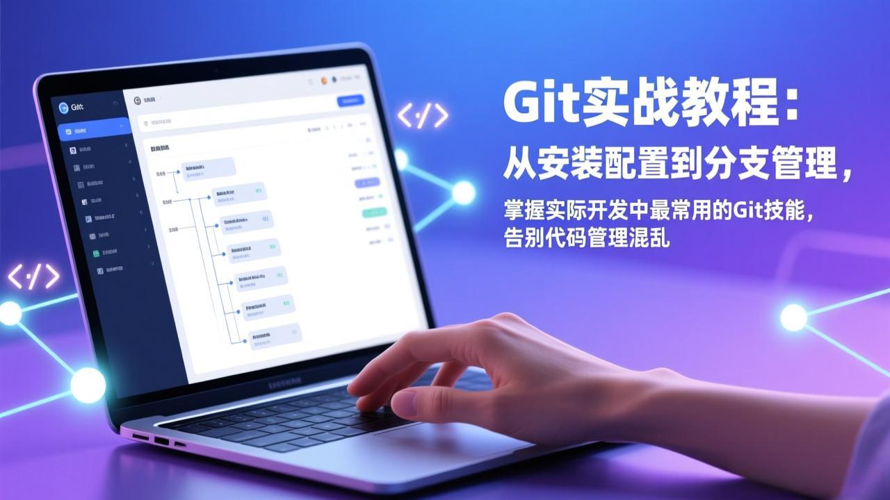 Git实战教程：从安装配置到分支管理，掌握实际开发中最常用的Git技能，告别代码管理混乱-智富思维学堂