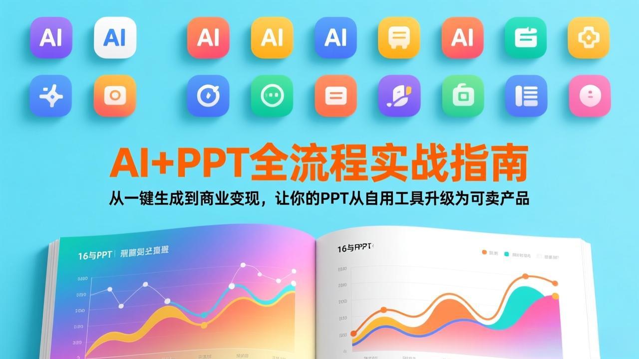 AI+PPT全流程实战指南：从一键生成到商业变现，让你的PPT从自用工具升级为可卖产品-智富思维学堂