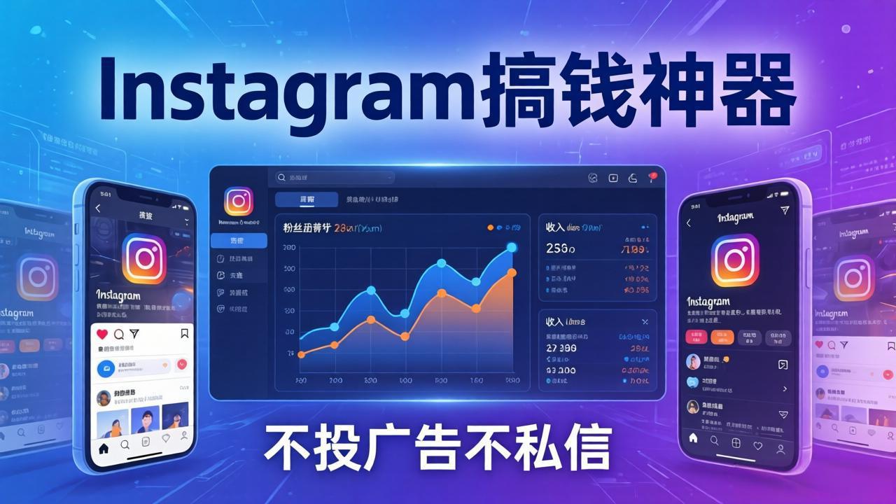 Instagram搞钱神器：月涨6万粉+月入5万刀，不投广告不私信，靠算法+低价产品-智富思维学堂