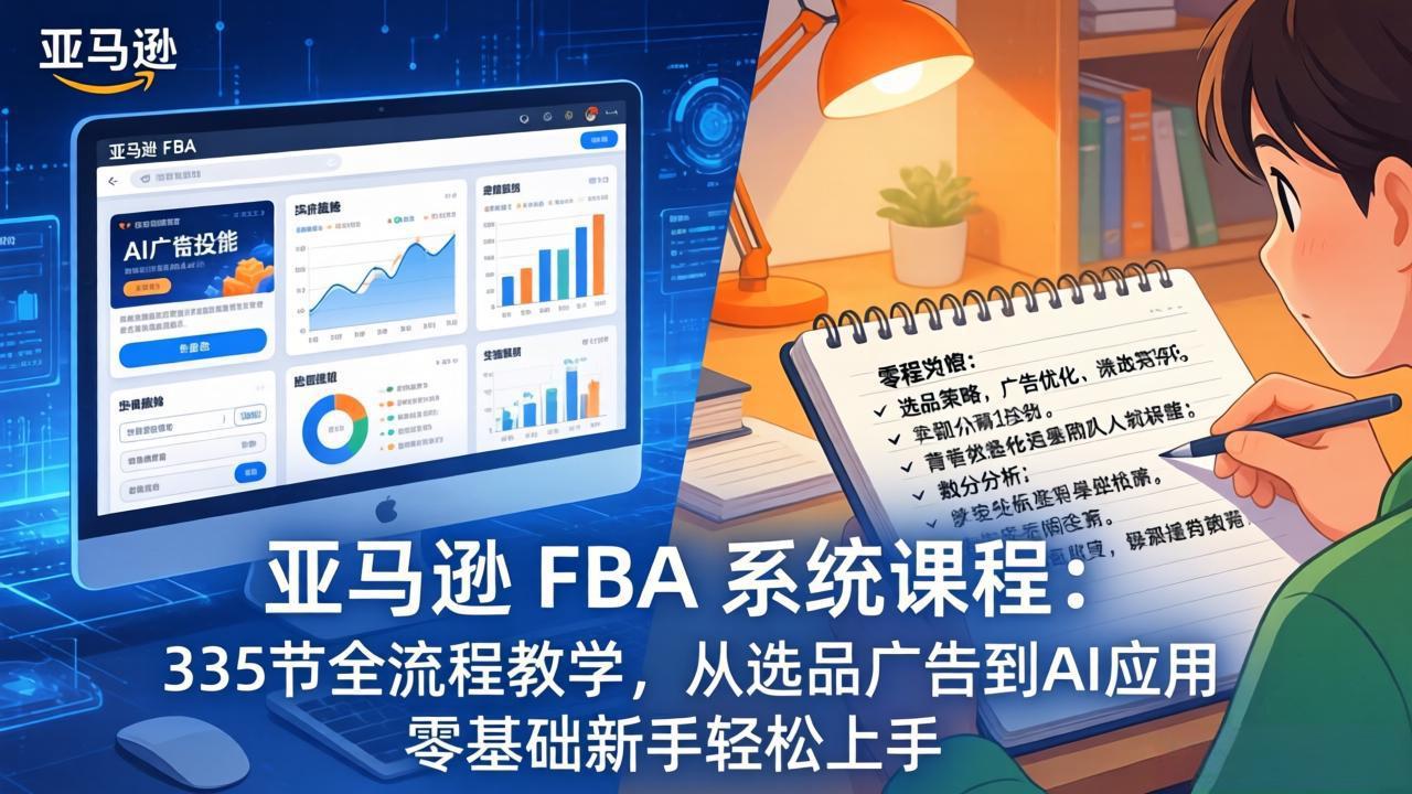 亚马逊 FBA 系统课程(更新26年3月-智富思维学堂