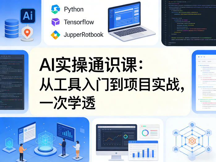 AI实操通识课，从工具入门到项目实战，一次学透-智富思维学堂