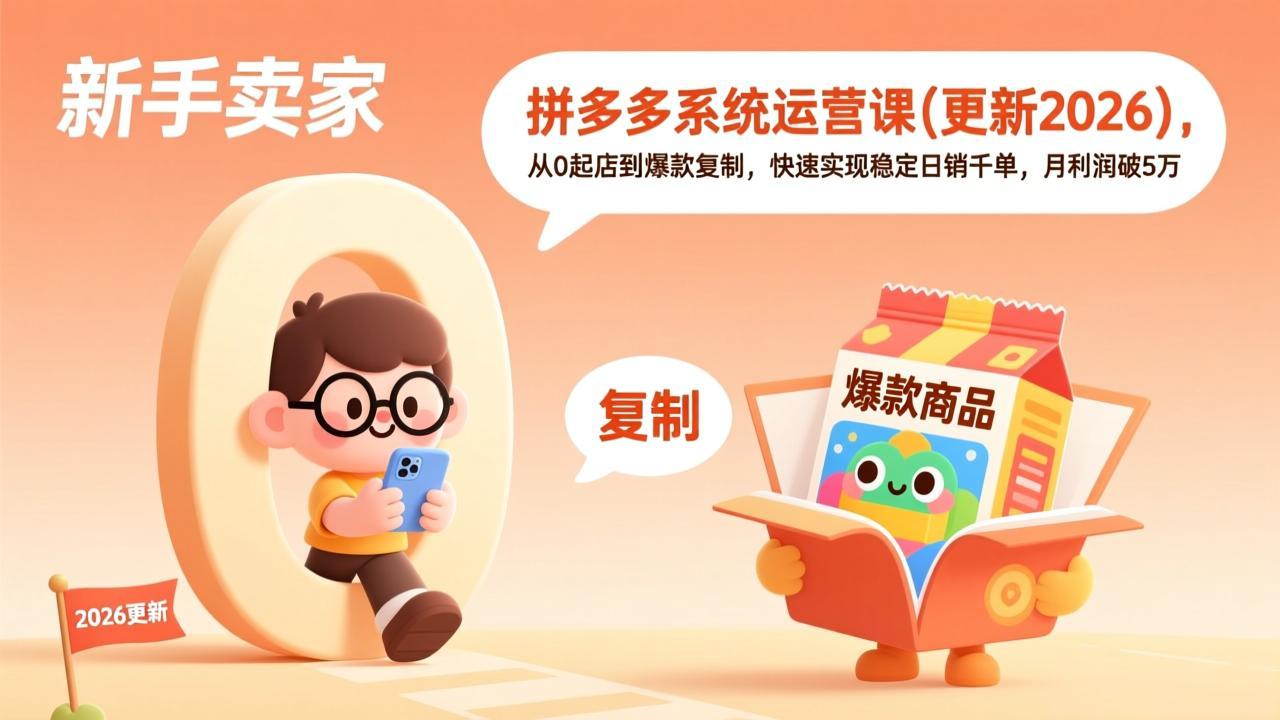 拼多多系统运营课(更新3月-智富思维学堂