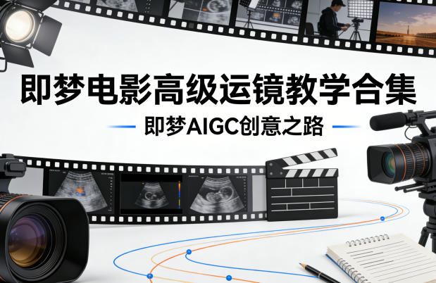 即梦电影高级运镜教学合集，即梦AIGC创意之路-智富思维学堂
