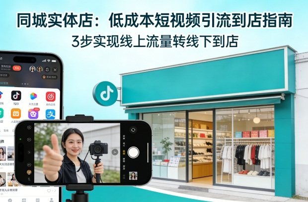 同城实体店，如何低成本把客户从短视频带到线下门店-智富思维学堂