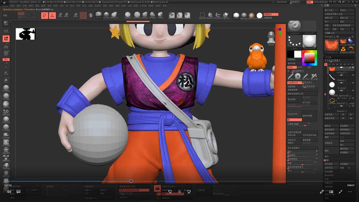 图片[2]-3D卡通建模系统课1.0：从入门到进阶｜ZBrush雕刻+Blender渲染，10章覆盖完整工作流-智富思维学堂