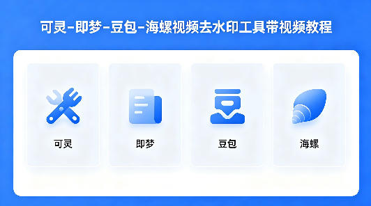 可灵–即梦–豆包–海螺视频去水印工具带视频教程-智富思维学堂