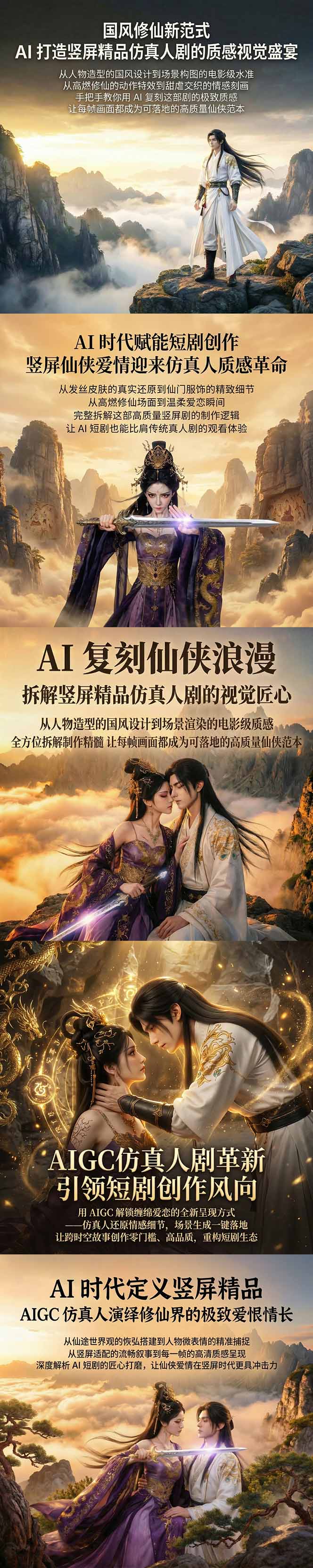 图片[2]-AIGC 仿真人短剧创作革新，解锁仙侠爱恋全新呈现，一键出高质场景，零门槛打造爆款剧集-智富思维学堂