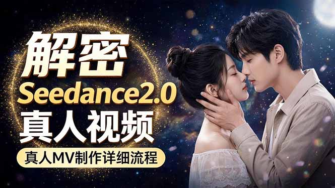 Seedance 2.0电影级真人 MV全流程拆解：提示词、运镜、粒子特效，手把手实操-智富思维学堂
