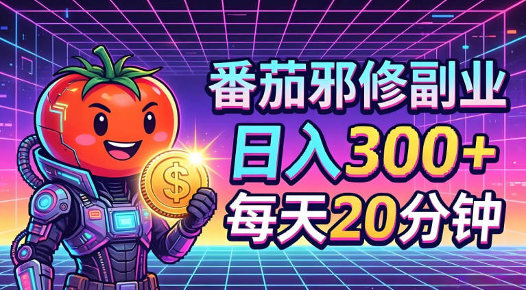番茄小说撸金，日入300+，每天20分钟！五一必看，独家项目，副业小白友好，超级简单【揭秘】-智富思维学堂