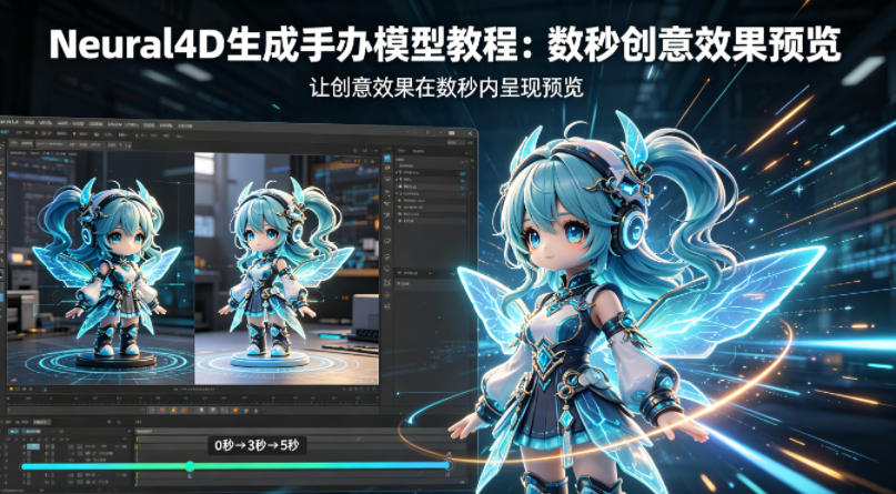 Neural4D生成手办模型教程,让创意效果在数秒内呈现预览-智富思维学堂