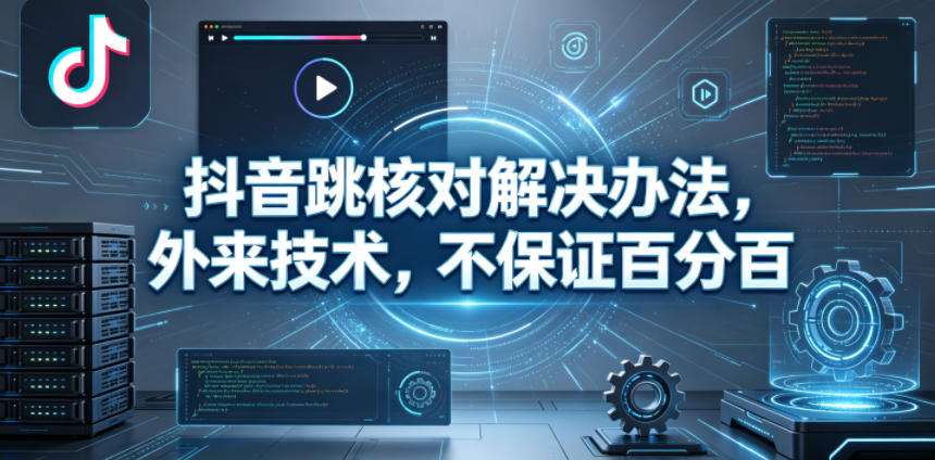 抖音跳核对解决办法,外来技术,不保证百分百-智富思维学堂