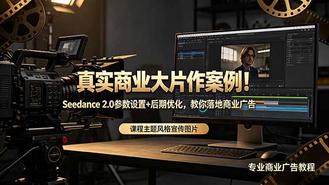 真实商业大片作案例!Seedance 2.0参数设置+后期优化,教你落地商业广告-智富思维学堂
