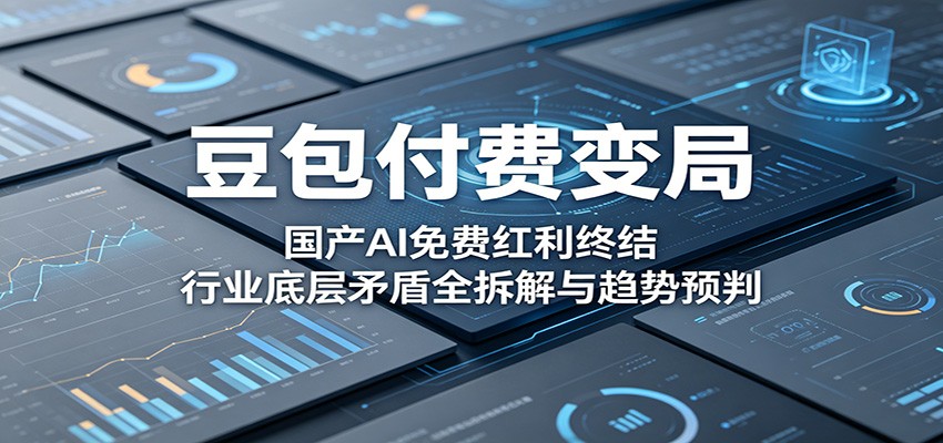 豆包付费变局:国产AI免费红利终结,行业底层矛盾全拆解与趋势预判-智富思维学堂