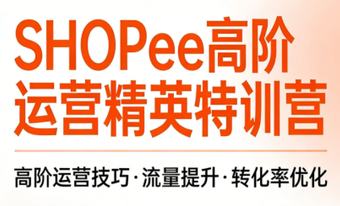梦凡老师·Shopee虾皮高阶运营课程(更新5月)-智富思维学堂